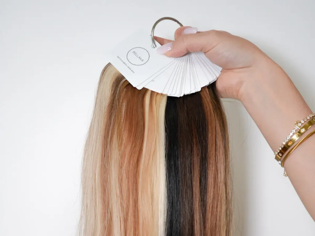 Bellami extensions swatch ring in South Florida